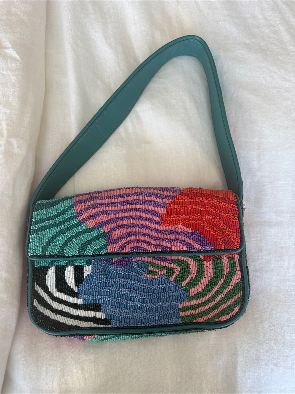 Staud Tommy multicolor Shoulder Bag